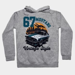 Vintage Style - 67 Mustang Hoodie